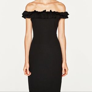 Zara Off the Shoulder Dress